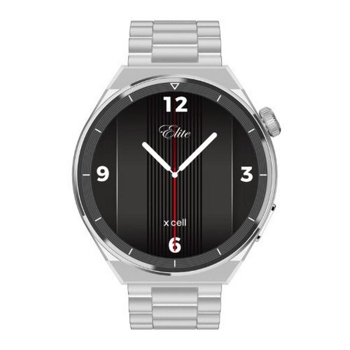 Xcell Elite 4 Smart Watch, 1.43", Stainless Steel.