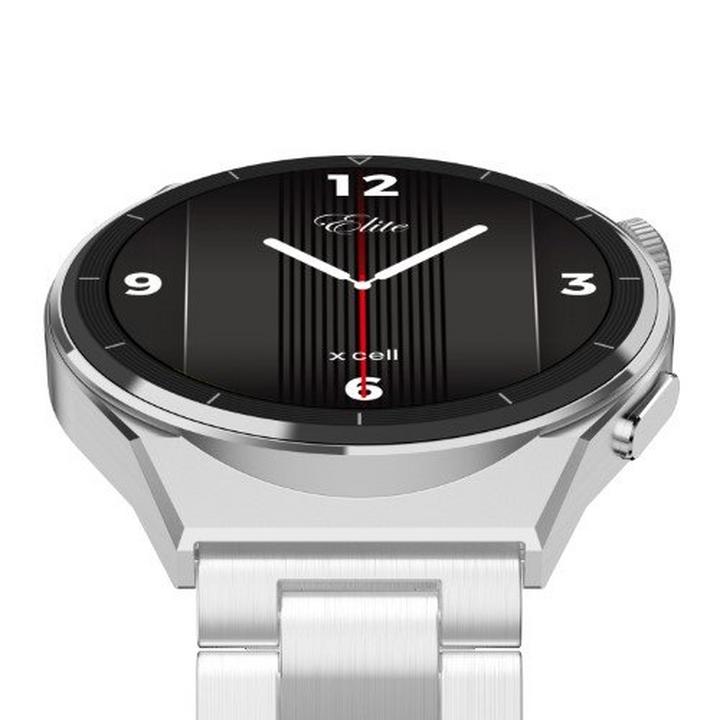 Xcell Elite 4 Smart Watch, 1.43", Stainless Steel.