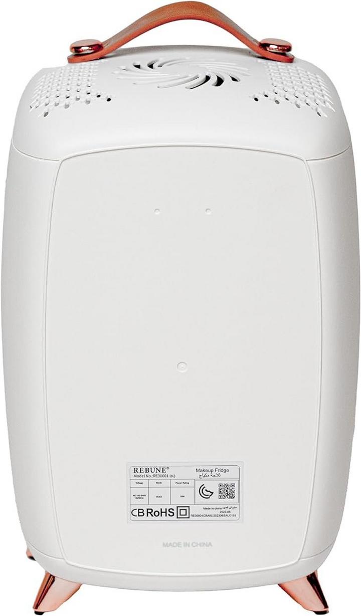Rebune Cosmetic Refrigerator with LED Mirror, 6L, 18W.