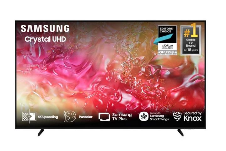 Samsung UHD TV, 65 Inch, 4K AI Upscaling, PurColor, Free contents by Samsung TV Plus