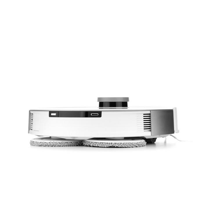 ECOVACS DEEBOT T20 OMNI Robot Vacuum Cleaner, Hot Water Mop Washing, White