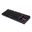 REDRAGON K552 Kumara Gaming Keyboard, Wired, Compact 87 Keys, Black