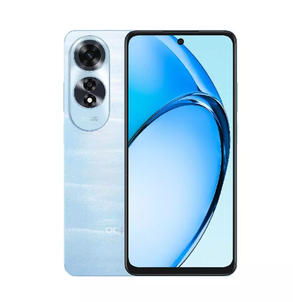 OPPO A60, 4G, 128 GB, Ripple Blue.