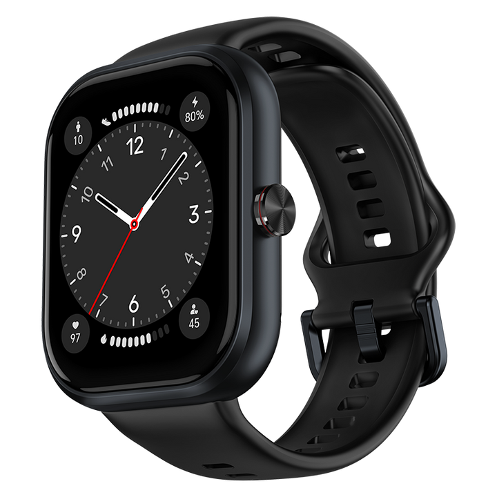 HONOR Choice QCY Watch, 49mm, Black
