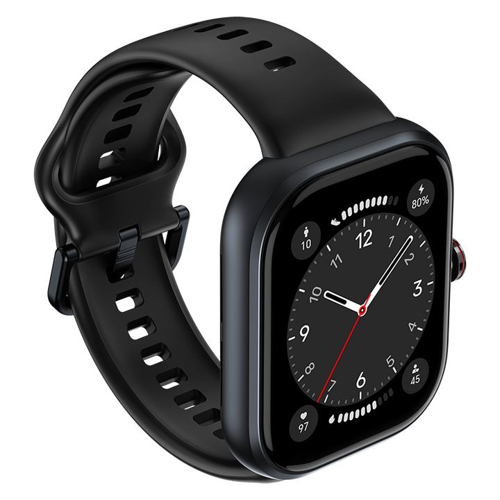 HONOR Choice QCY Watch, 49mm, Black