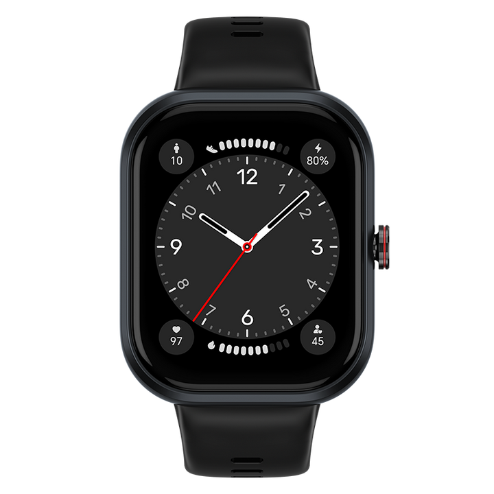 HONOR Choice QCY Watch, 49mm, Black