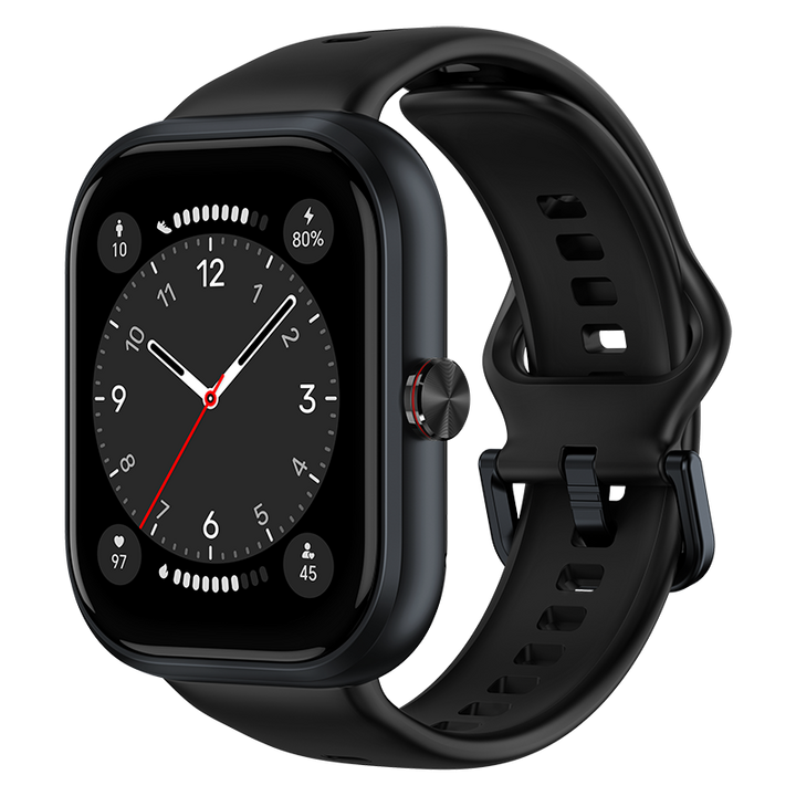HONOR Choice QCY Watch, 49mm, Black