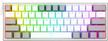 REDRAGON K617 FIZZ Wired Gaming Keyboard, 60% keyboard, White/Grey