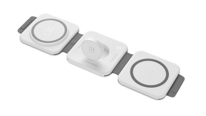 Baykron Foldable Wireless Charger, White