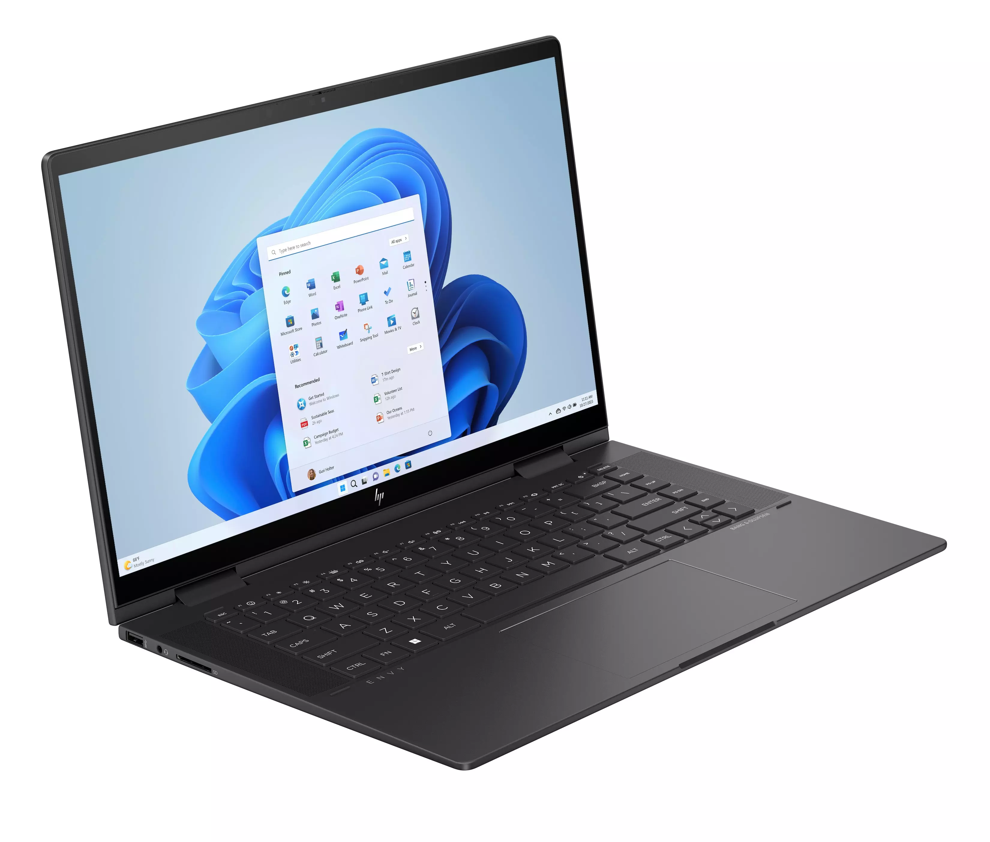 HP Envy, Ryzen 7, 16GB, 512GB SSD, 15.6 inch, Nightfall black