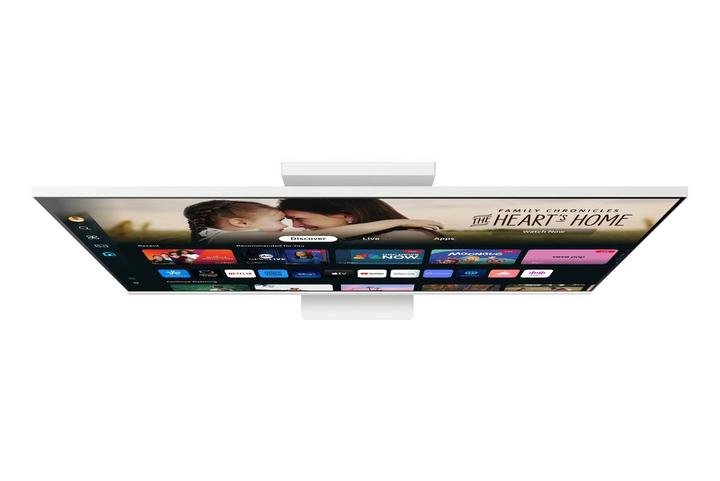 SAMSUNG M8 Smart Flat Monitor, 32 inch UHD, Speaker, Tiltable, Warm White