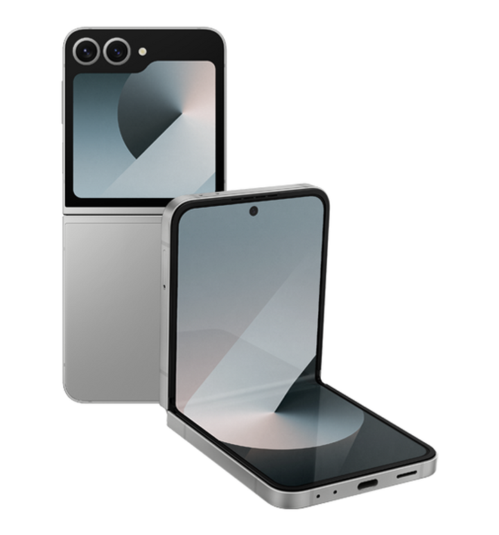 SAMSUNG Galaxy Z Flip 6, 5G, 256 GB, Silver Shadow