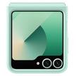 SAMSUNG Galaxy Flip 6 Vegan Leather Case, Light Green