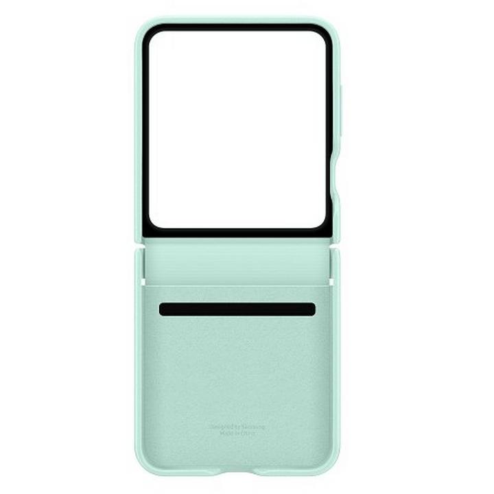 SAMSUNG Galaxy Flip 6 Vegan Leather Case, Light Green