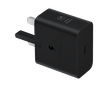 Samsung USB-C AC Wall Charger Adapter With UK Plug FOC UNIT, 25W, Black