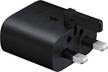 Samsung USB-C AC Wall Charger Adapter With UK Plug FOC UNIT, 25W, Black