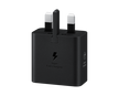 Samsung USB-C AC Wall Charger Adapter With UK Plug FOC UNIT, 25W, Black