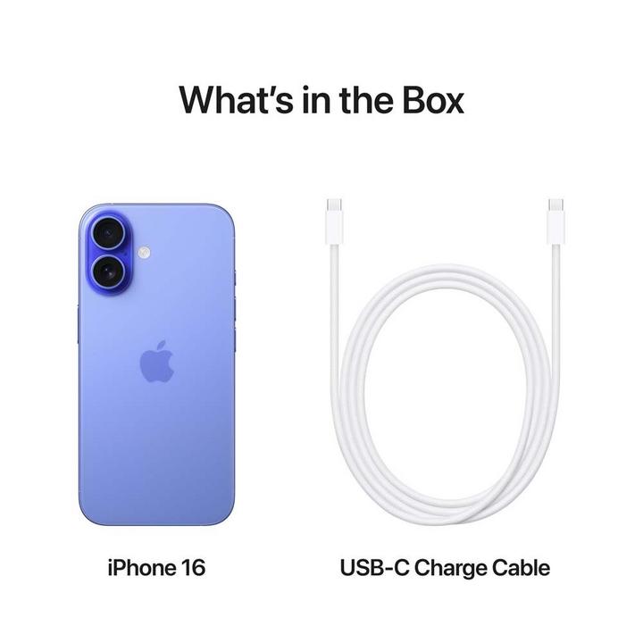 Apple iPhone 16, 5G, 6.1 inch, 128GB, Ultramarine