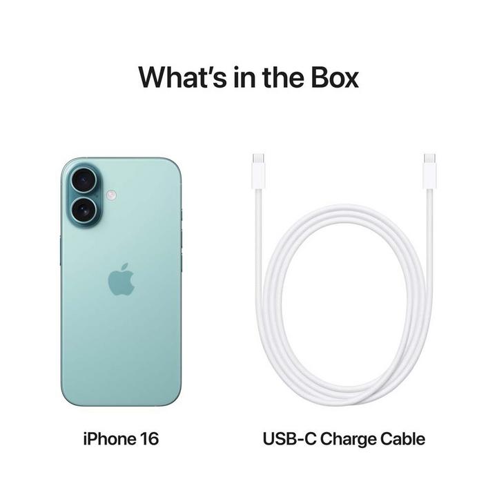 Apple iPhone 16, 5G, 6.1 inch, 512GB, Teal