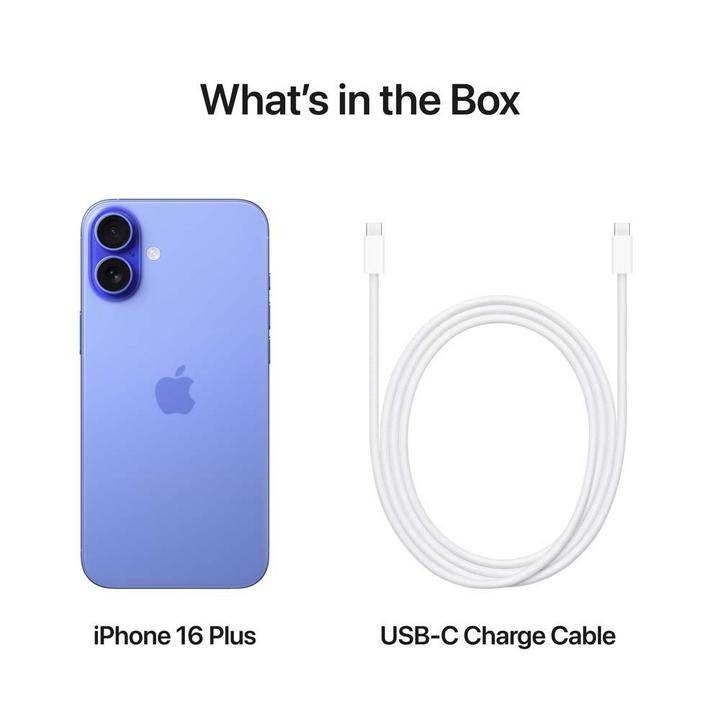 Apple iPhone 16 Plus, 5G, 6.7 inch,  256GB, Ultramarine