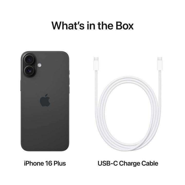 Apple iPhone 16 Plus, 5G, 6.7 inch, 512GB, Black