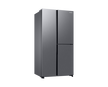 Samsung Side By Side Refrigerator 13.2Cu.ft, Freezer 7.8Cu.ft, Silver