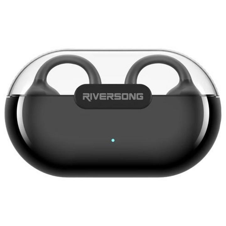 Riversong Air Clip L2 TWS Earbuds, 30hrs Playtime, Black