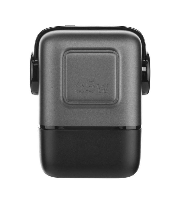 UGREEN Nexodie Uno 3-Port GaN Fast Wall Charger, 65W, Black