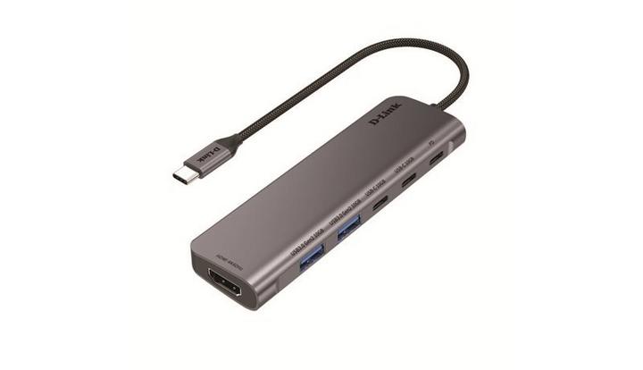 D-Link 6in1 USB-C Multi-Hub Adapter Space Grey