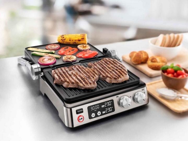 Delonghi MULTIGRILL 900 Digital Electric Contact Grill 2000W Silver eXtra Bahrain