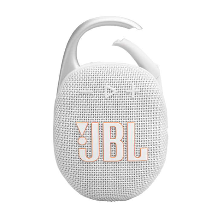 JBL CLIP 5, Portable Bluetooth Speaker, White - eXtra