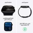 ابل، ساعة الجيل العاشر، جي بي اس، خاصية الاتصال، 46 ملم، غطاء تيتانيوم ذهبي، سوار ميلانيز، صغير/متوسط
