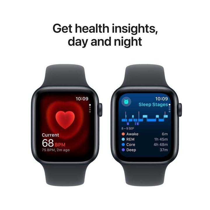 Apple Watch SE GPS 44MM Midnight Aluminium Case with Midnight Sport Band - M/L - eXtra Apple Watch SE GPS 44MM Midnight Aluminium Case with Midnight Sport Band - M/L - eXtra