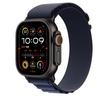 Apple 49MM Navy Alpine Loop, Large, Natural Titanium Finish