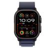 Apple 49MM Navy Alpine Loop, Large, Natural Titanium Finish
