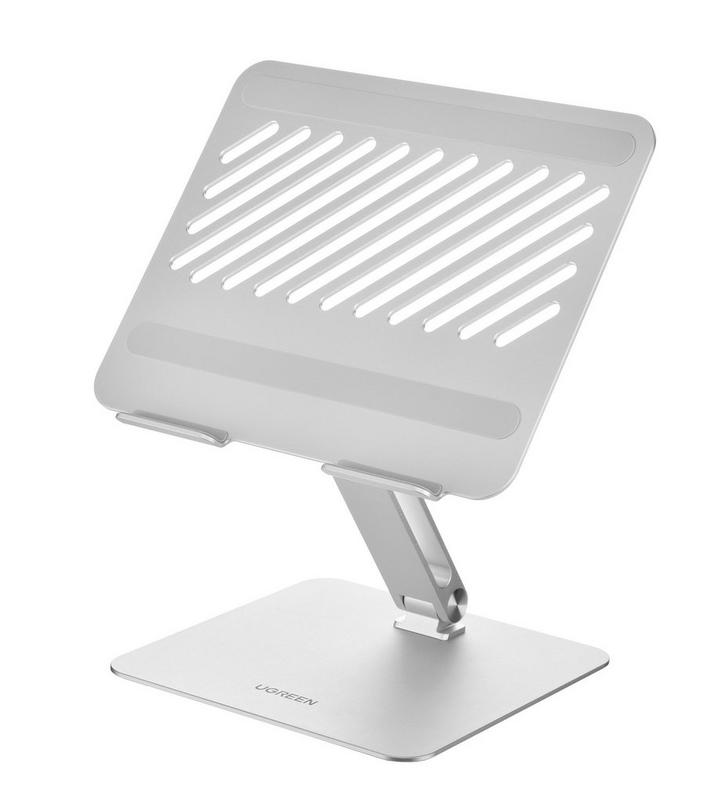 Ugreen Full Angle Hove Laptop Holder, Adjustable&Foldable, Silver Metallic
