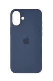 Apple iPhone 16 Plus Silicone Case with MagSafe,Denim