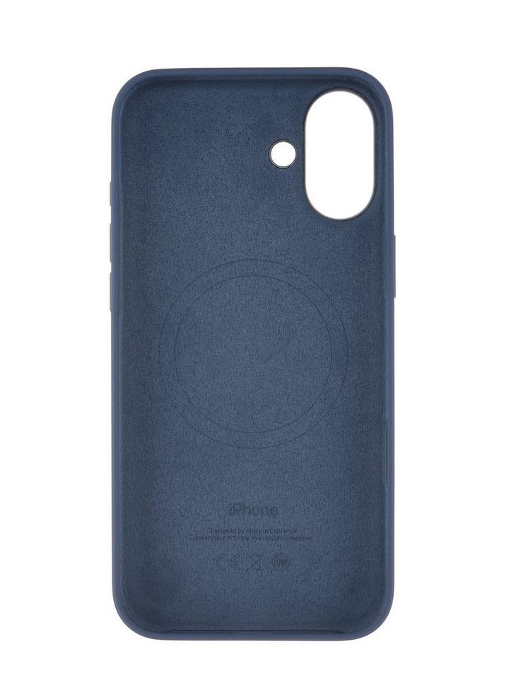 Apple iPhone 16 Plus Silicone Case with MagSafe,Denim