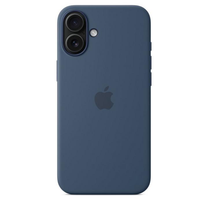 Apple iPhone 16 Plus Silicone Case with MagSafe,Denim