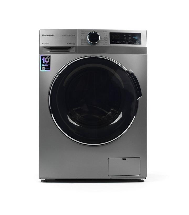 Panasonic Front Load Washing Machine, 7kg, Inverter, Hygiene Care, Silver