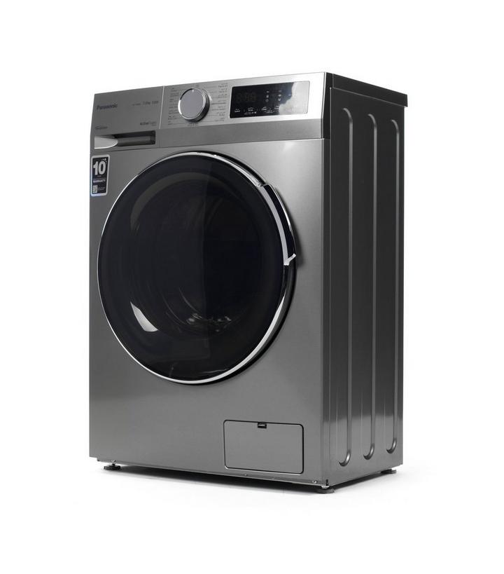 Panasonic Front Load Washing Machine, 7kg, Inverter, Hygiene Care, Silver