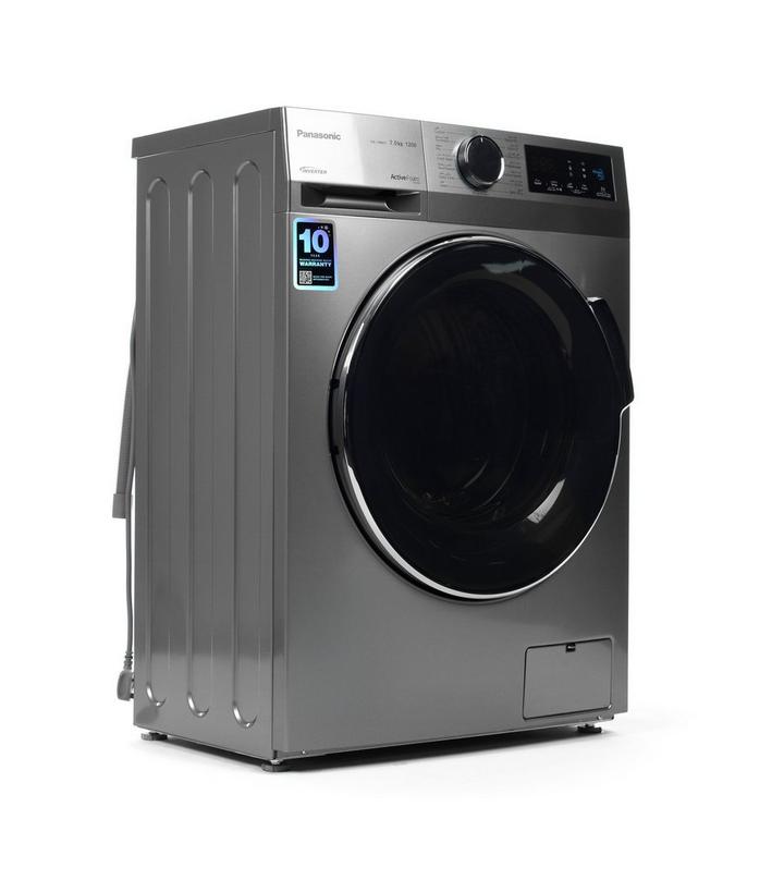 Panasonic Front Load Washing Machine, 7kg, Inverter, Hygiene Care, Silver