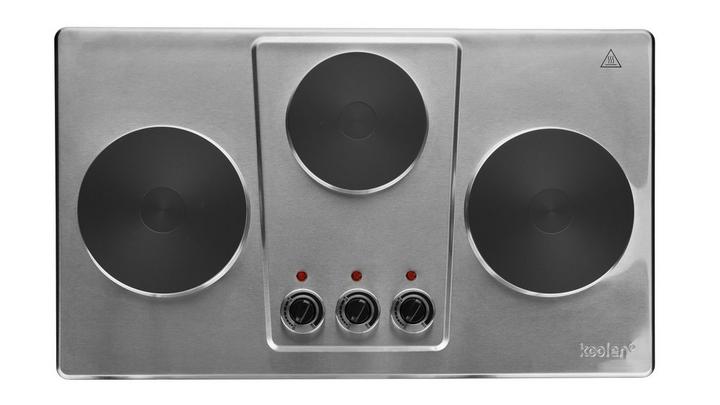Koolen Electric hot plate, 3 burner,  2800W Plat size: 188mm+155mm+188mm