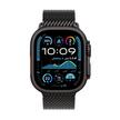 Apple Watch Ultra 2 GPS + Cellular 49MM Black Titanium Case with Black Titanium Milanese Loop,Large