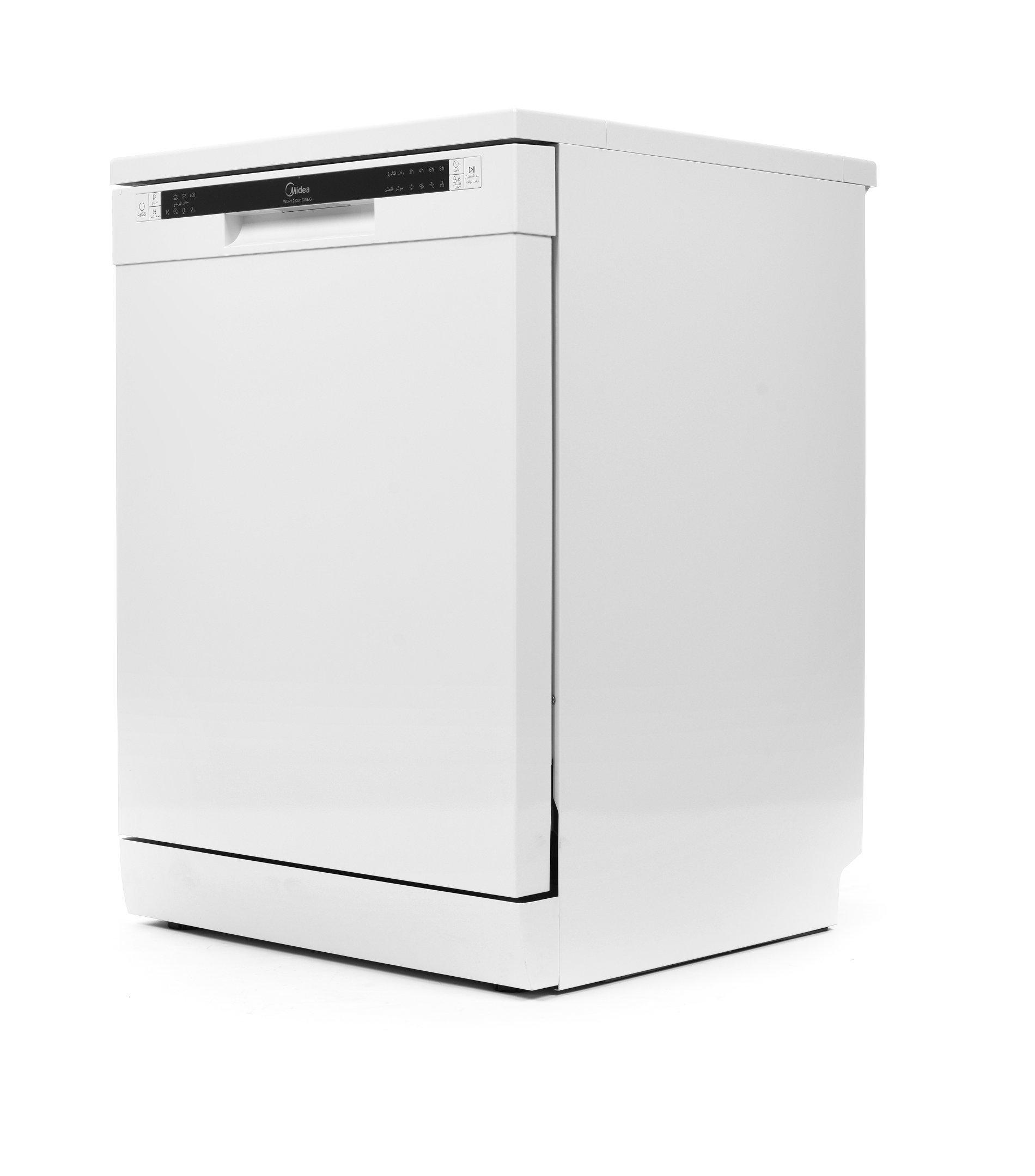 Midea Dish Washer, 12 Place Settings, 6  Programs, Half Load, Delay, Child Lock, Color White 4
