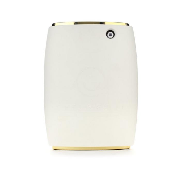 SMELL AND SMILE, Air Freshener Machine, Scent Delivery System Silver Trim AC 106, White