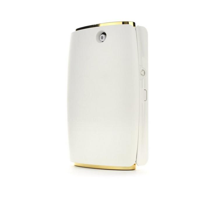 SMELL AND SMILE, Air Freshener Machine, Scent Delivery System Silver Trim AC 106, White