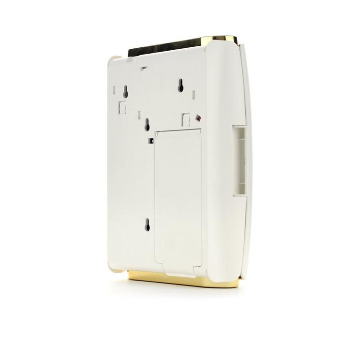 SMELL AND SMILE, Air Freshener Machine, Scent Delivery System Silver Trim AC 106, White