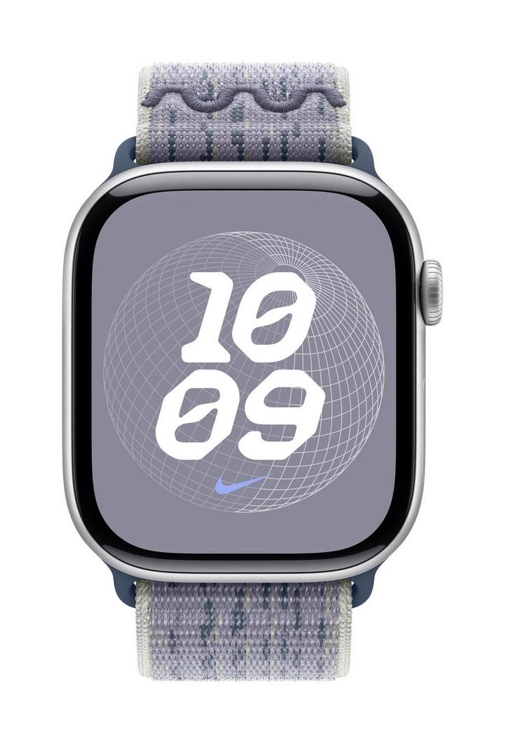 MXU13ZM/A--Apple 46mm Grey/Blue Nike Sport Loop eXtra