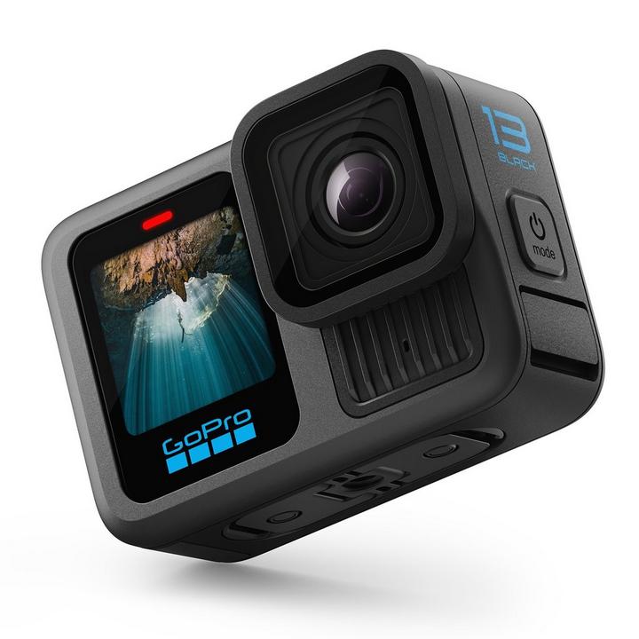 GOPRO HERO13 Black Action Camera, 24.7 MP, Touchscreen, Wi-Fi, Black